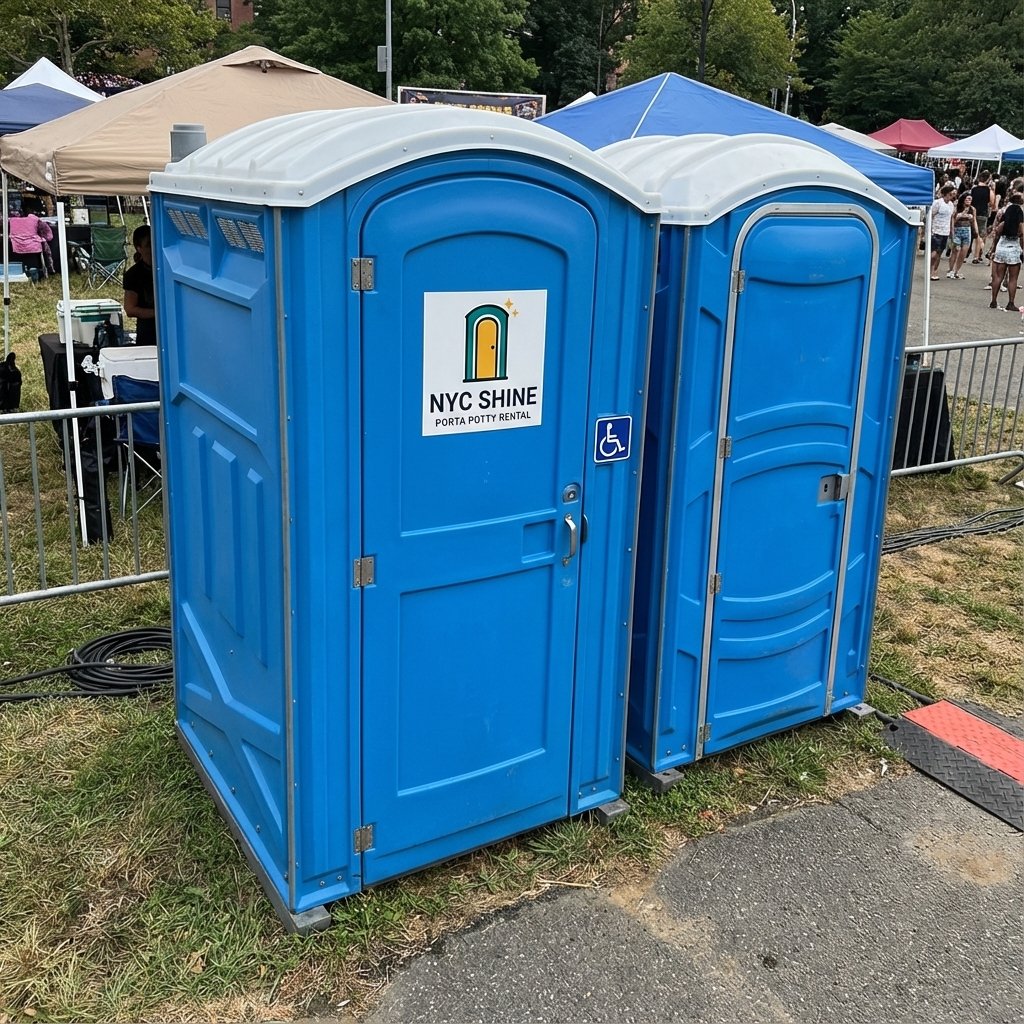 NYC Shine ADA Compliant Porta Potty