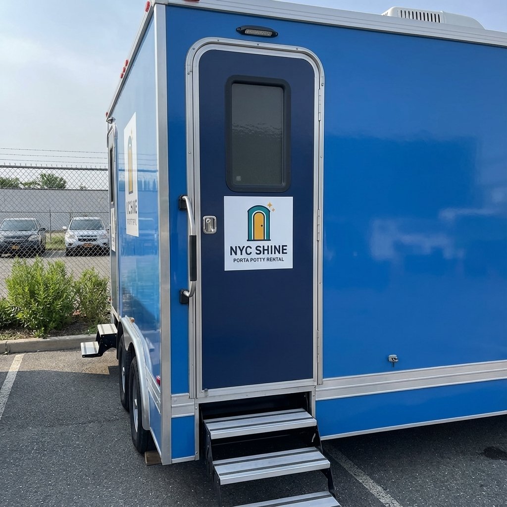 Luxury Portable Toilet Setup NYC