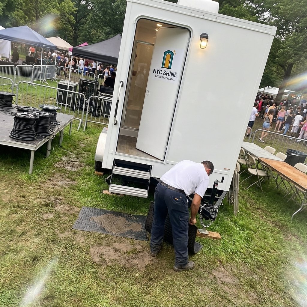 Premium Portable Toilet NYC