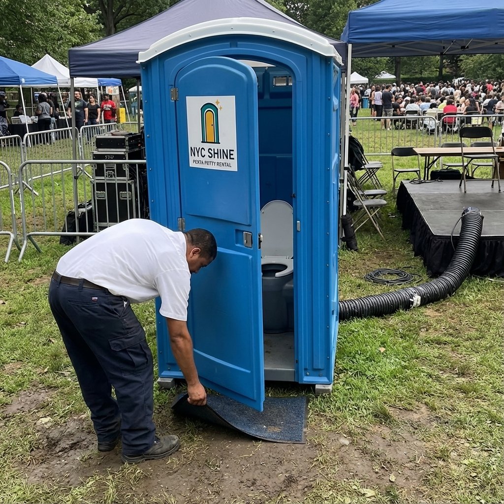 NYC Shine Flushable Porta Potty